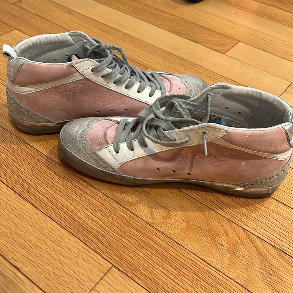 Golden Goose Pink and Gray Women's Shoes - Picture 10 of 16